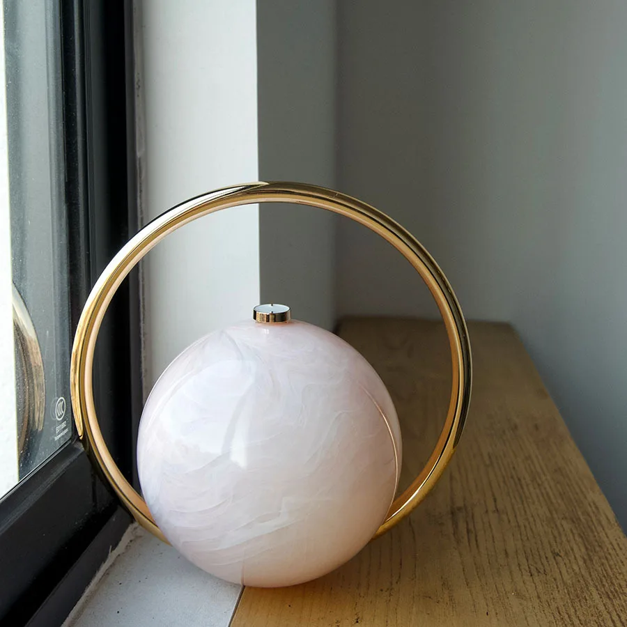 Brand Evening Clutch With Ball Handle Electroplated Pearl Bag Women's Round Creative Handbag Mini Trendy Pvc Women's Coin Purse