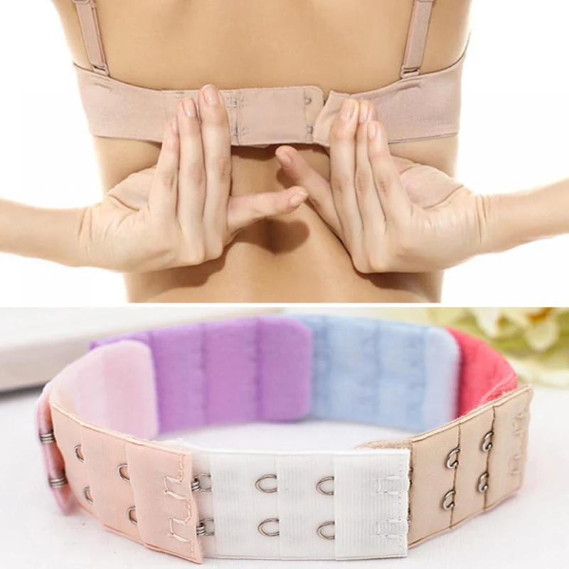 6 Extensions Pour Soutien-gorge - Ajustables 2 Ou 3 Crochets, Lot Multicolore, Confort Et Polyvalence