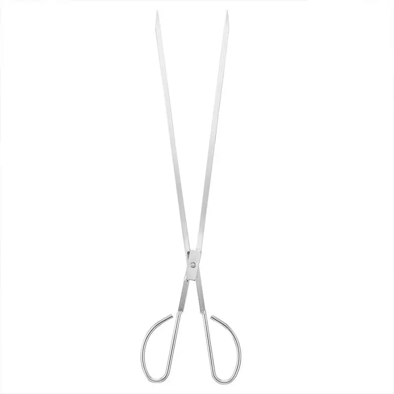 Carbon Tongs BBQ Charcoal Clamp Tools Matches Firewood Tong Stainless Steel Charcoal Clip Clamp Handle Tong Cleaning Accessories log grabber tongs