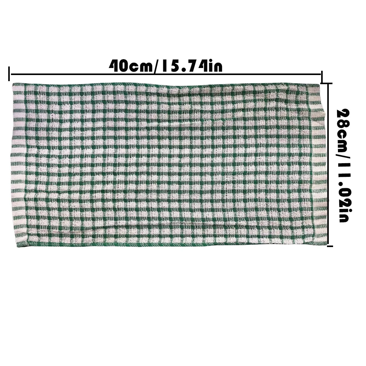 Kitchen Towels 8 Pack 100% Cotton 16 Inch x 11 Inch Absorbent For Drying Dishes and Table