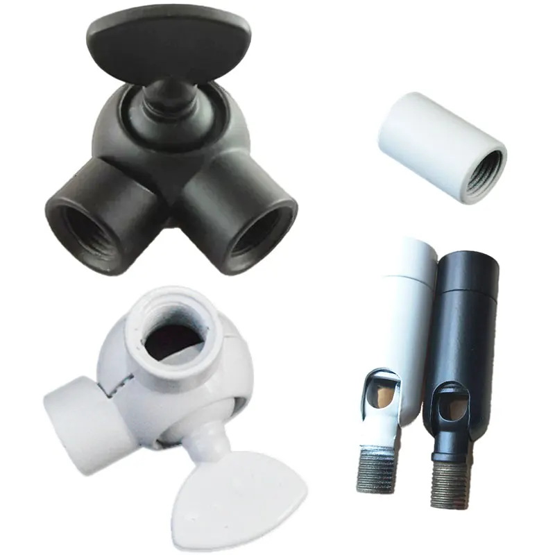 2PCS/Lot Lighting Accessories Wall Lamp Steering Head Corresponds External Thread Hollow M10*1 Thread Connector for Table Lamp table lamp led lamp accessories thread adapter