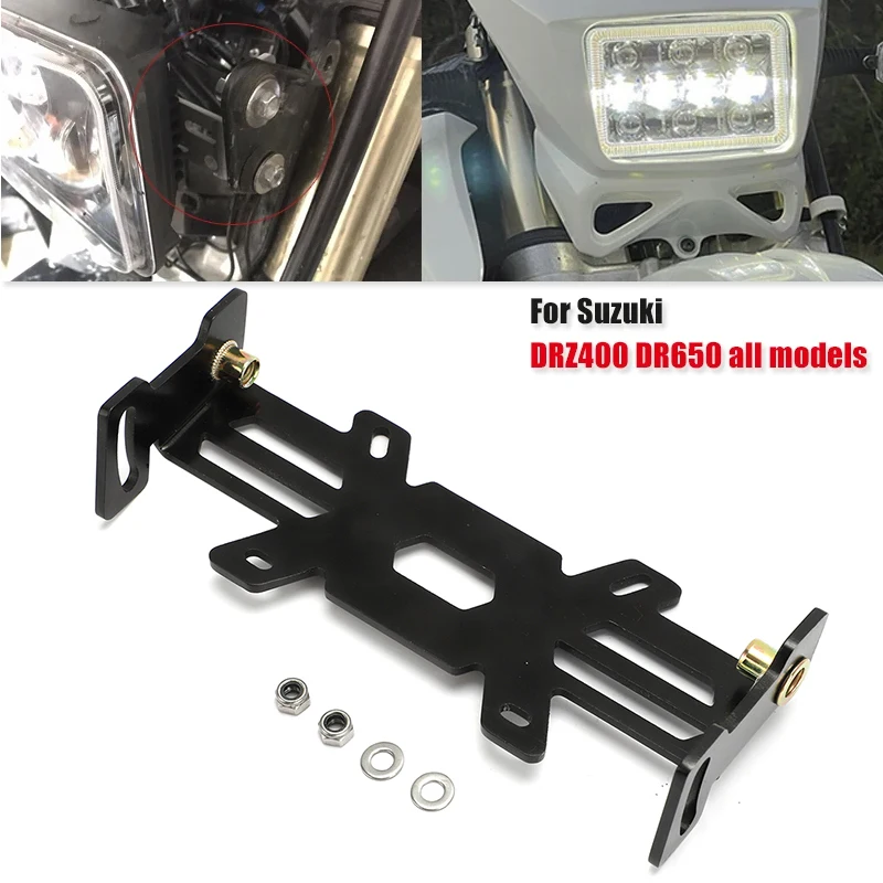 DR650DRZ400LEDMotorcycleHeadlightMountingBracketForSUZUKIDR