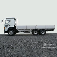 1/14 simulation truck 6X4 flatbed truck RC remote control metal transporter modified model LESU 1