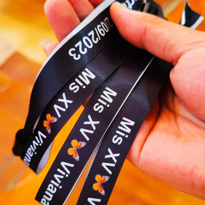 100PiecesClothEventWristbandsColorWristbandsSocialDistancingWristbandsCustomLogo