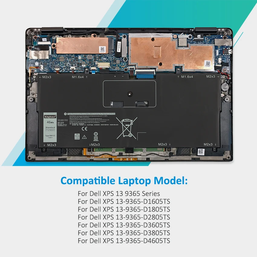 Bateria Dell XPS 13 9365