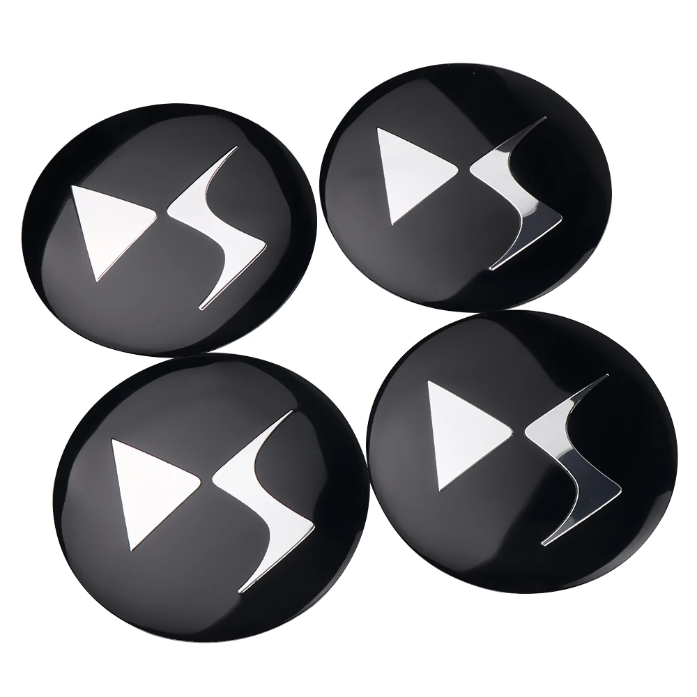 Sleek Car Wheel Center Cover Stickers - Auto Hub Cap Decoration Accessories