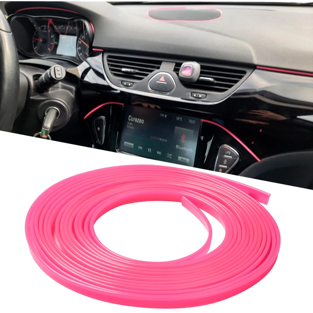Car Decorative Trim Strips Styling Auto Accessories Interior Exterior  Moulding Strip Line Pink And Purple Color - AliExpress