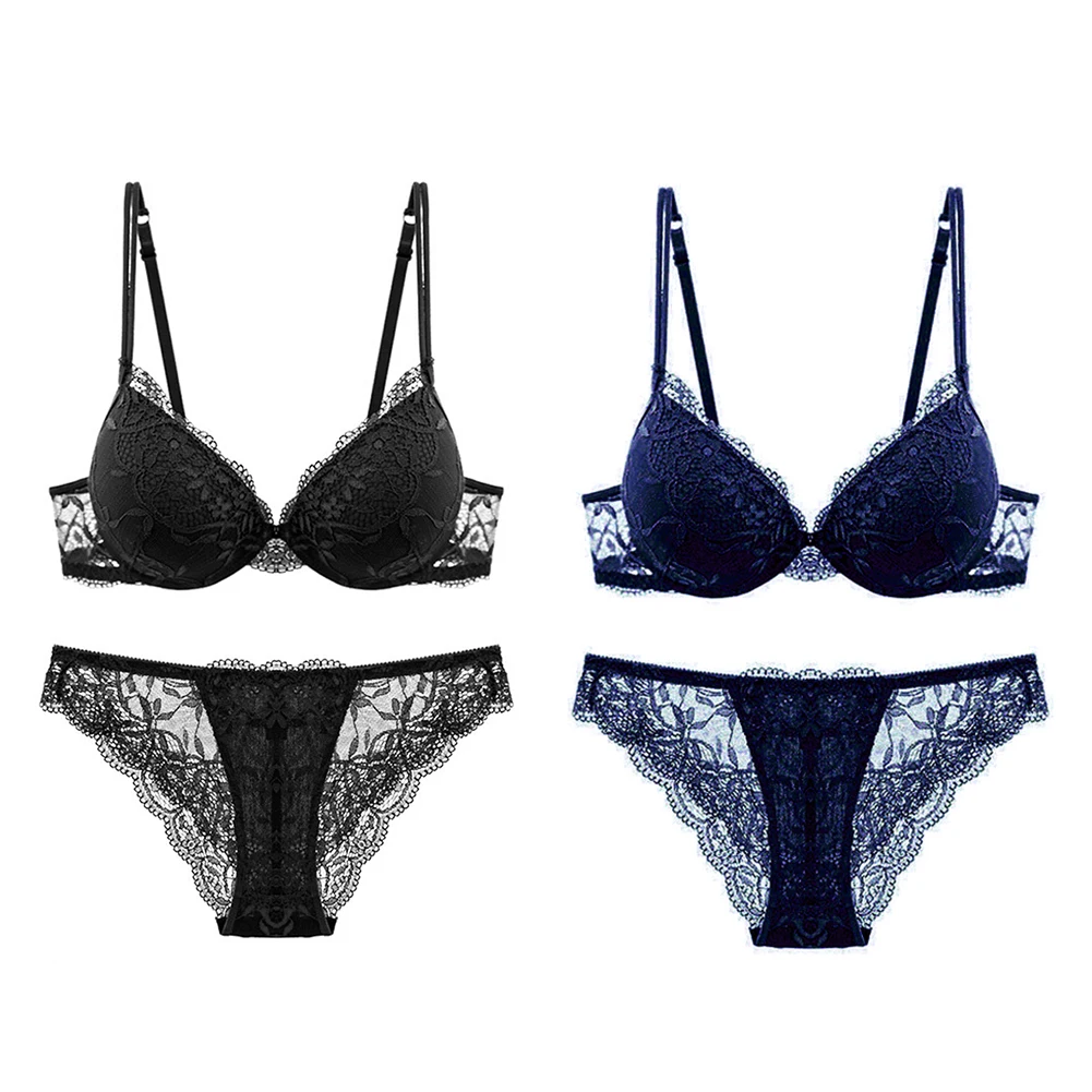 Il merletto sexy della biancheria intima della giovane donna di Varsbaby raccoglie la biancheria femminile floreale registrabile 2 insiemi/lotto_voghion.com