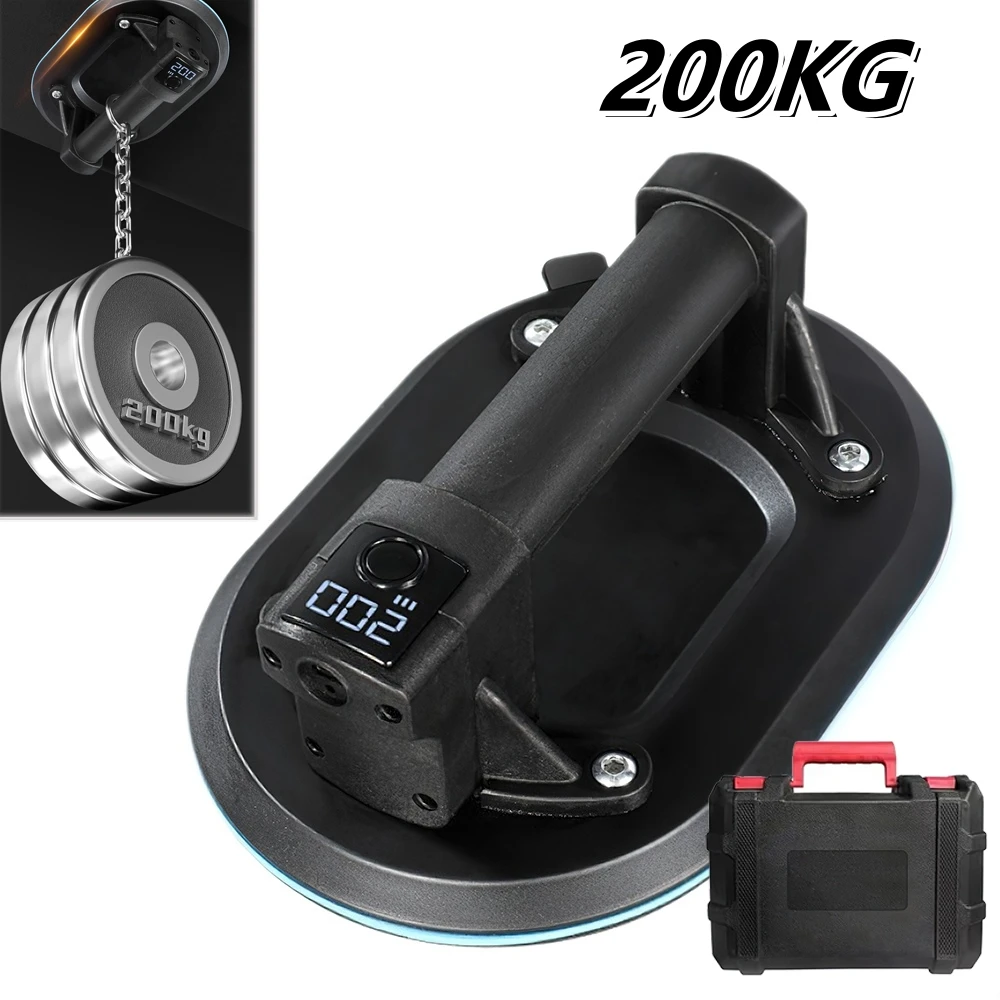 200 kg elektrischer Saugnapf, automatische Luftversorgung, Glas-Saugnapf, Keramikfliesen, Vakuum-Saugnapf, Saugnapf für starke Handhabung