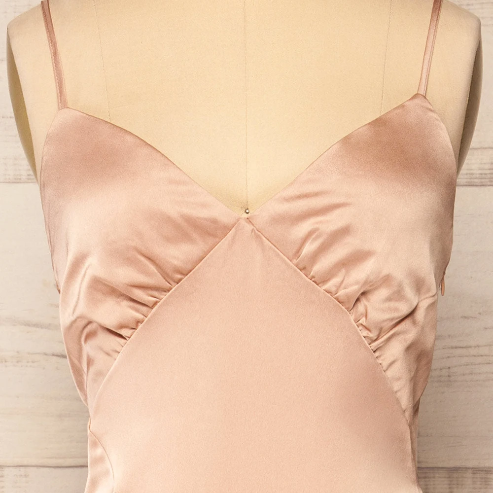 ENOCH Simple V-Neck Side Split Bridesmaid Dresses For Women Sleeveless Backless Party Dresses Custom Made Vestidos De Gala New
