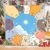 Oil Painting Package Book Cat DIY Paint By Numbers For Adults On Canvas Acrylic Paint Kit Wall Art Home Decoration Gift ﻿ 4