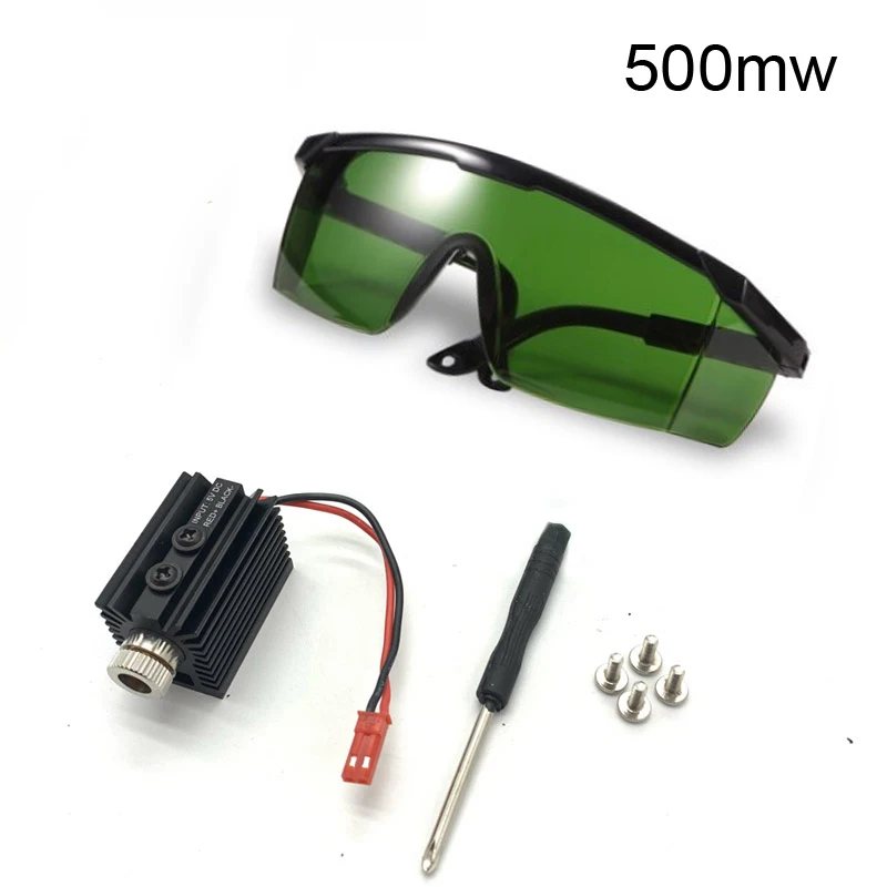 

5V 500MW 405nm Blueviolet Light Laser Head laser Module Engraver Accessory for CNC laser Carving Engraving Machine