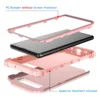 For Samsung Galaxy S10 S10 Plus Phone Cases,Hard PC+Soft Silicone 3-Layers Hybrid Full-Body Protect Popular Phone Shells Covers 2