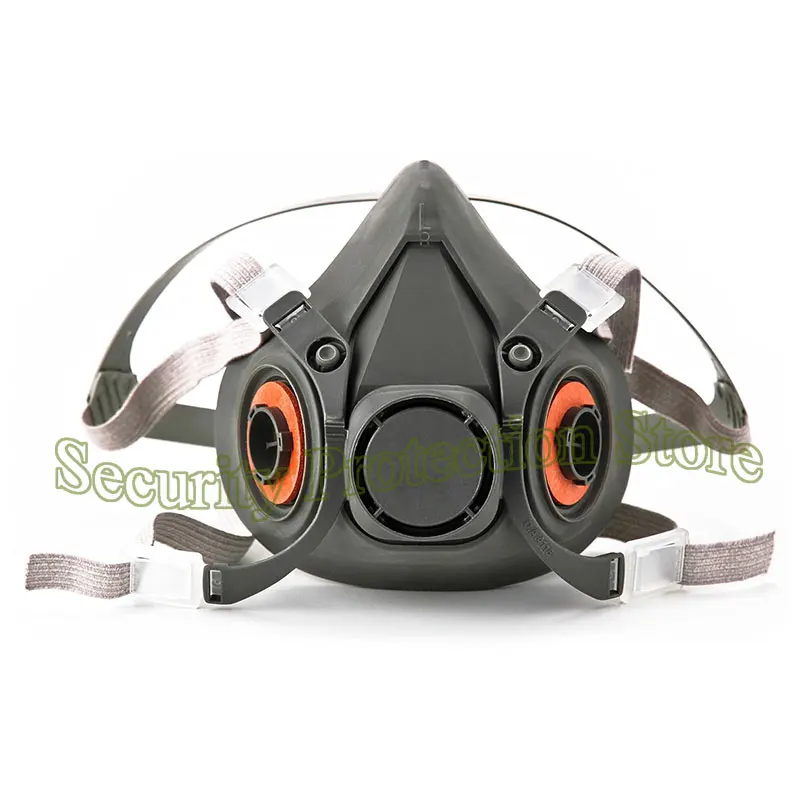 18in1 6300 Half Facepiece Reusable Respirator with 6001/6006 Filter and Safety Glasses For Painting Spraying Organic Vapor gas mask,gas respirator,face respirator,half face respirator mask,dustproof respirator