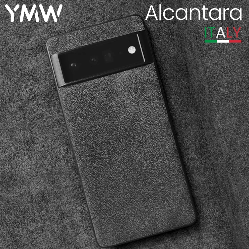 

YMW Алькантара чехол для Google Pixel 7 Pro 6A 6pro 5G роскошный кожаный защитный чехол-накладка для интерьера Sportscar
