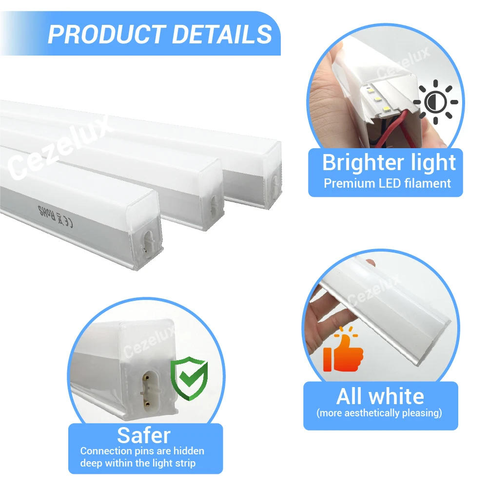 육각형 허니콤 LED 차고 천장 조명 5500-6000K 85-265V 광전압 자동차 디테일링 샵, 이발소, 체육관, 세차장용