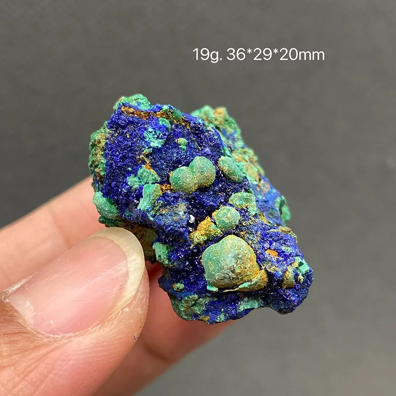 100% natural azurite and malachite symbiotic raw stone mineral specimen healing crystal gem collection