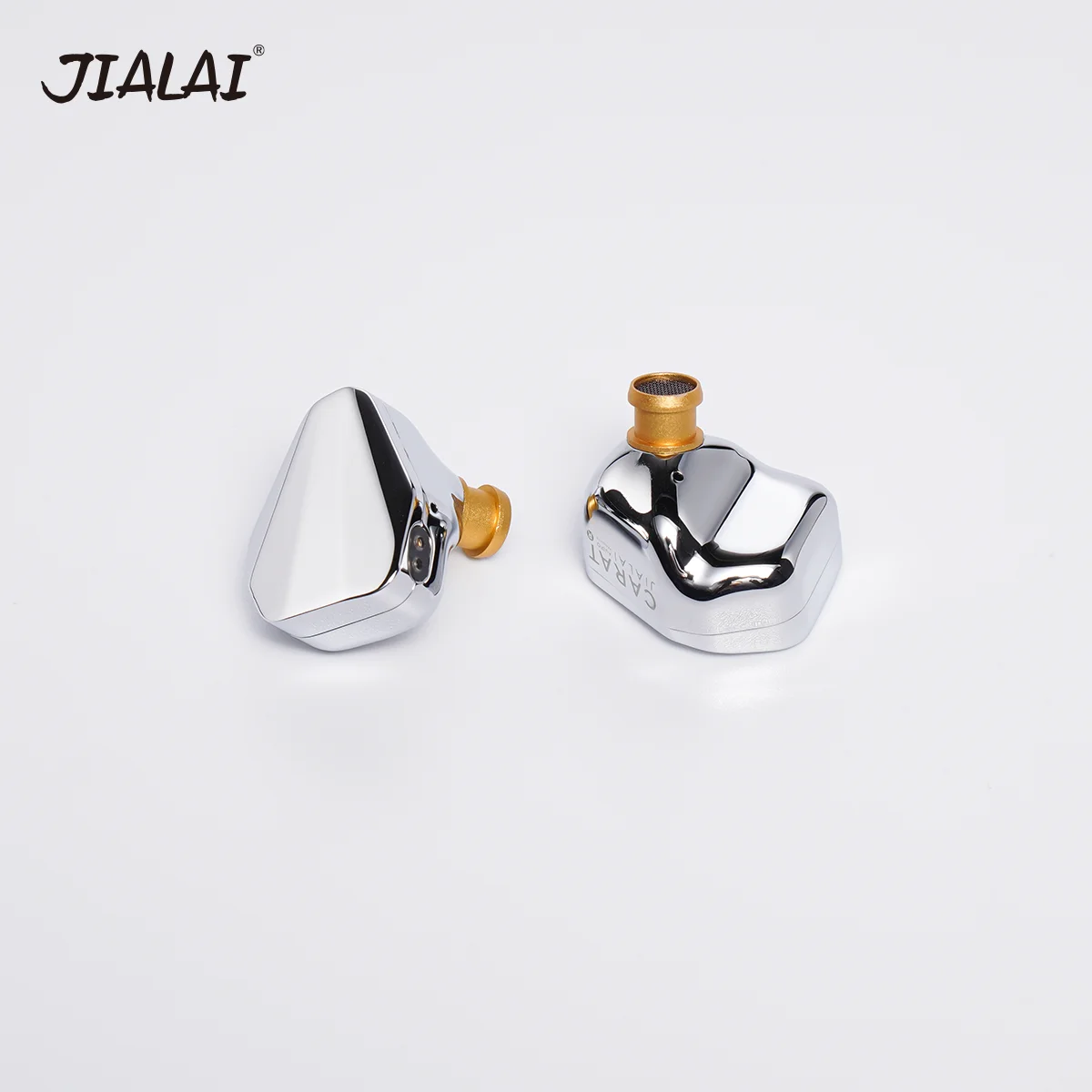 JIALAI Carat HiFi Wired Music Earphone 10mm Titanium Plated DLC Dynamic In Ear Earbud Monitor 0.78 2Pin Interface