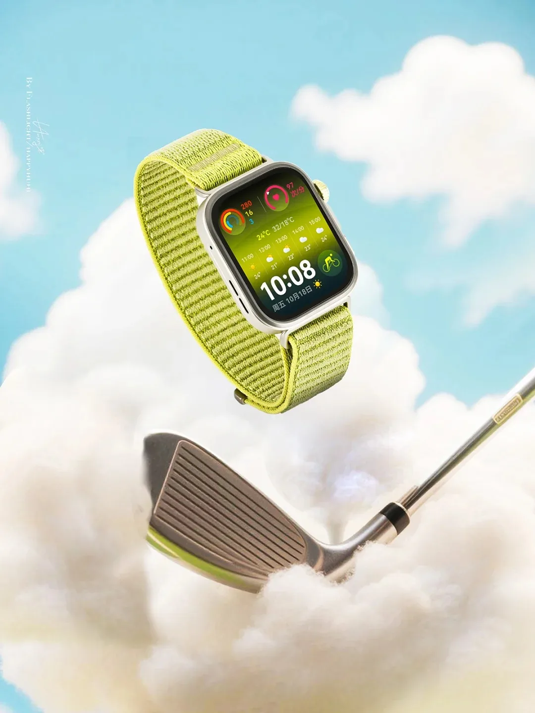 Official Nylon Loop Strap - Comfortable and Breathable Band for Smartwatch Accessories