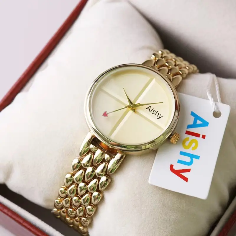 2023 Year Watch with Box Women Minimalist Design Wristwatch Big Dial Women's Fashion Creative Watch with  Gift for Drop shipping
