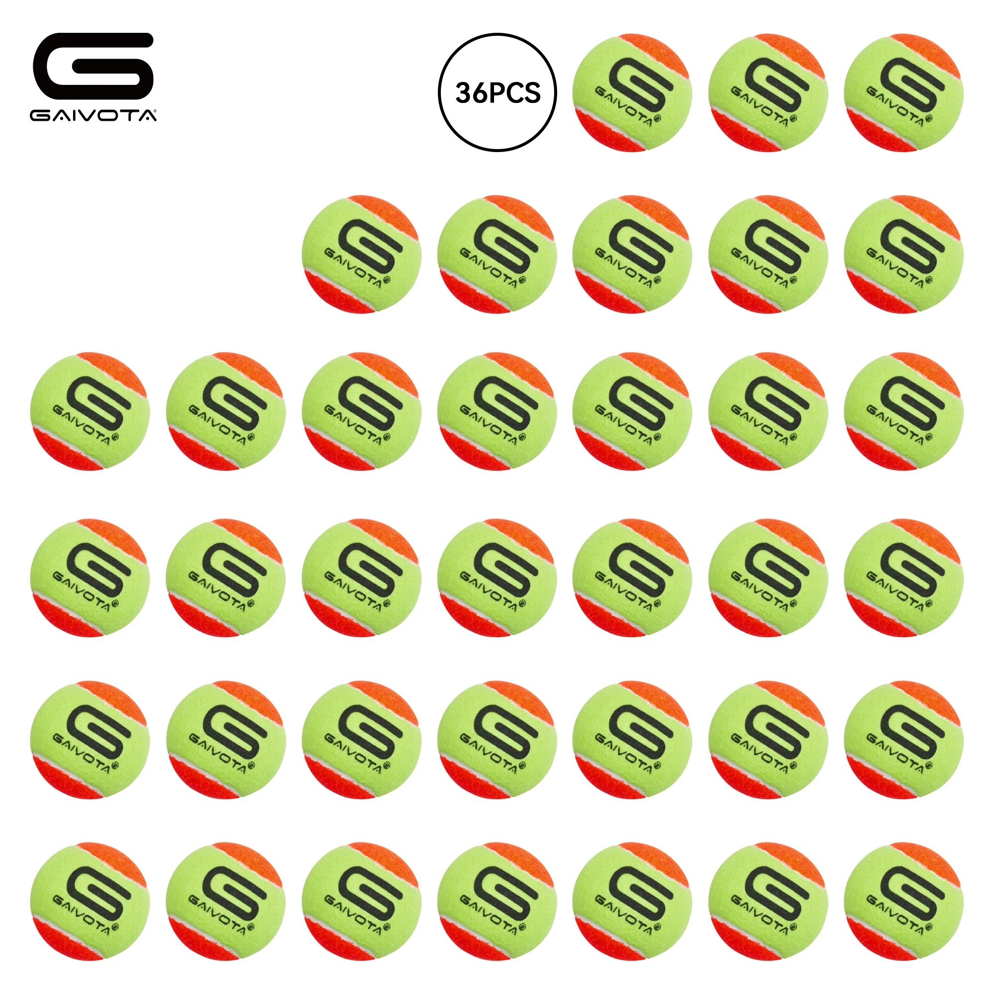 GAIVOTA Beach Tennis Standard Pressure Slow Training Ball Outdoor Training Tennis Accessories tennis balls