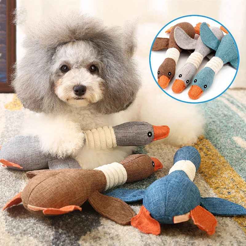 Gegong - 2 Jouets à Mâcher Dentaires Pour Chiot - Avec Couineur - Caoutchouc Souple - Pour Chiens & Chats Petits/Moyens - 3