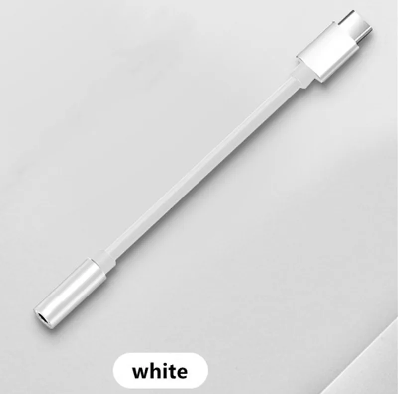 Type-C To 3.5mm Headphone Cable Adapter Type C USB-C Male To 3.5mm Analog audio AUX Audio Female Jack For type-C Xiaomi huawei 