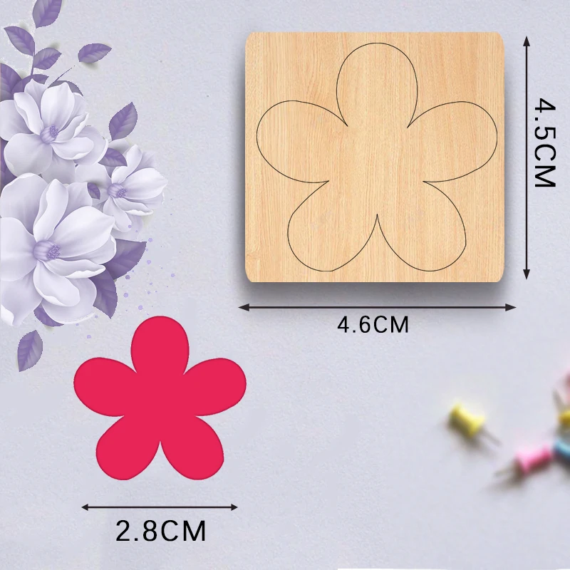 

CY07-3 Petal die cutting of various specifications, used for scrapbooks, die cutting, leather cutting, wooden crafts die cuttin