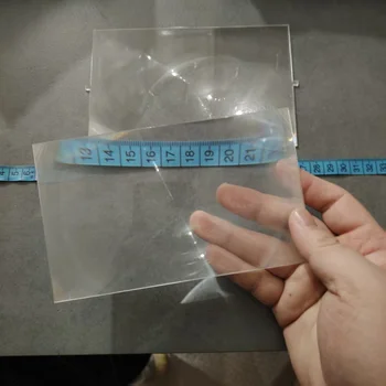 1 Set lenti per proiettori HD lente ottica PMMA Fresnel con filettatura fine per proiettori fai da te condensatore sorgente luminosa a LED messa a fuoco