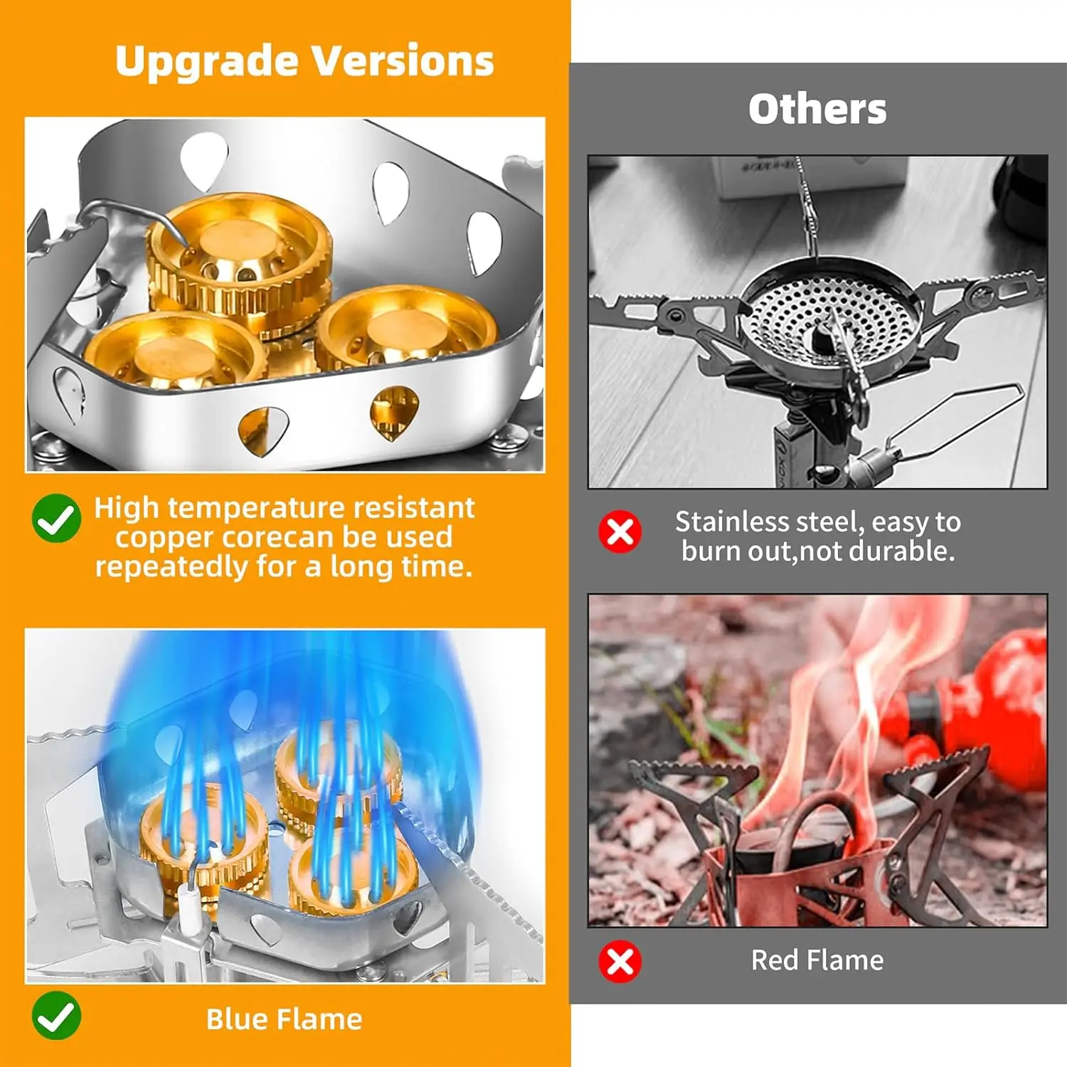 Portable Windproof Camping Gas Stove 3