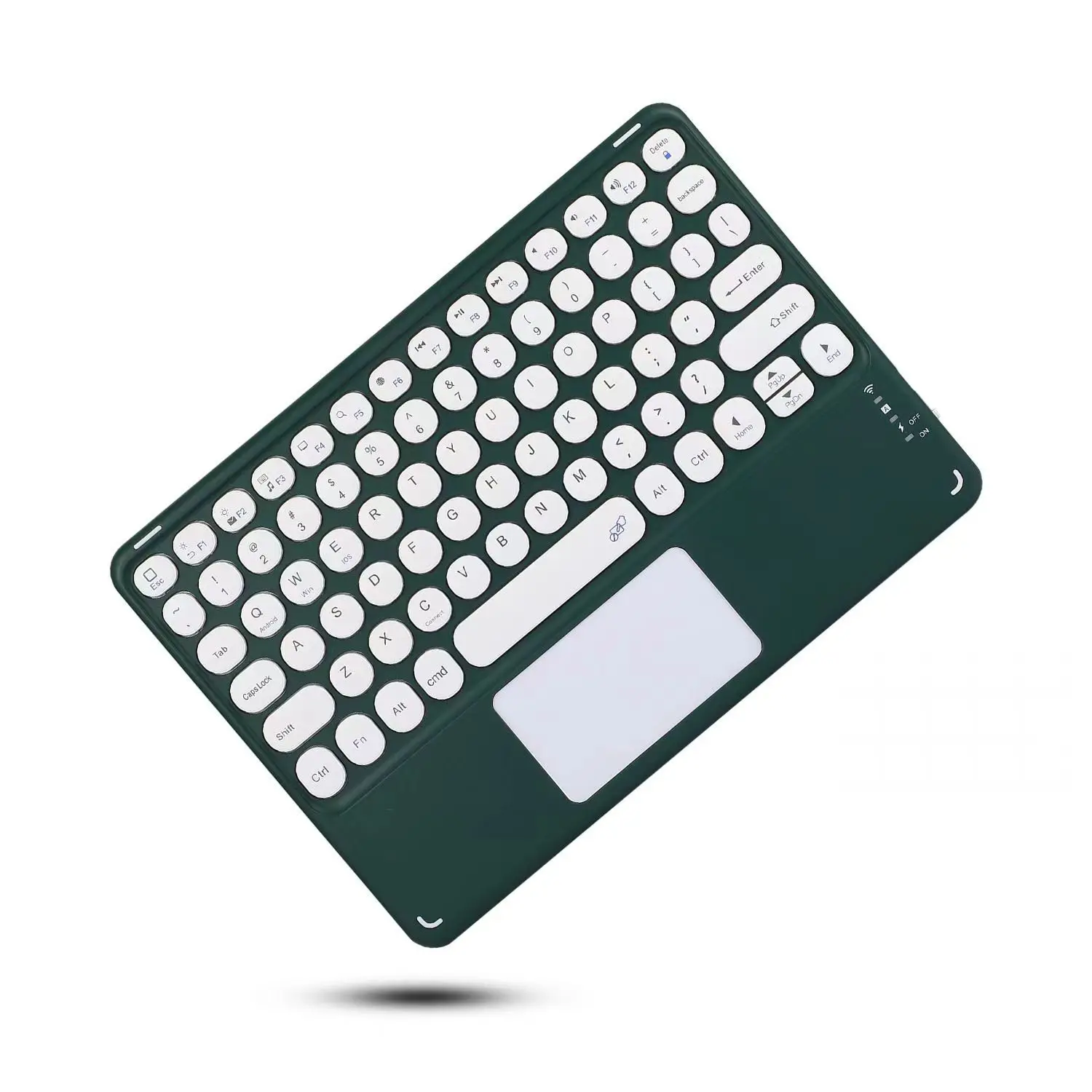 thumbnail image 1 of Teclado inalámbrico Bluetooth español con panel táctil hebreo coreano para IPad Pro Air para Xiaomi Huawei Android Windows Tablet teclado, 1 of 5