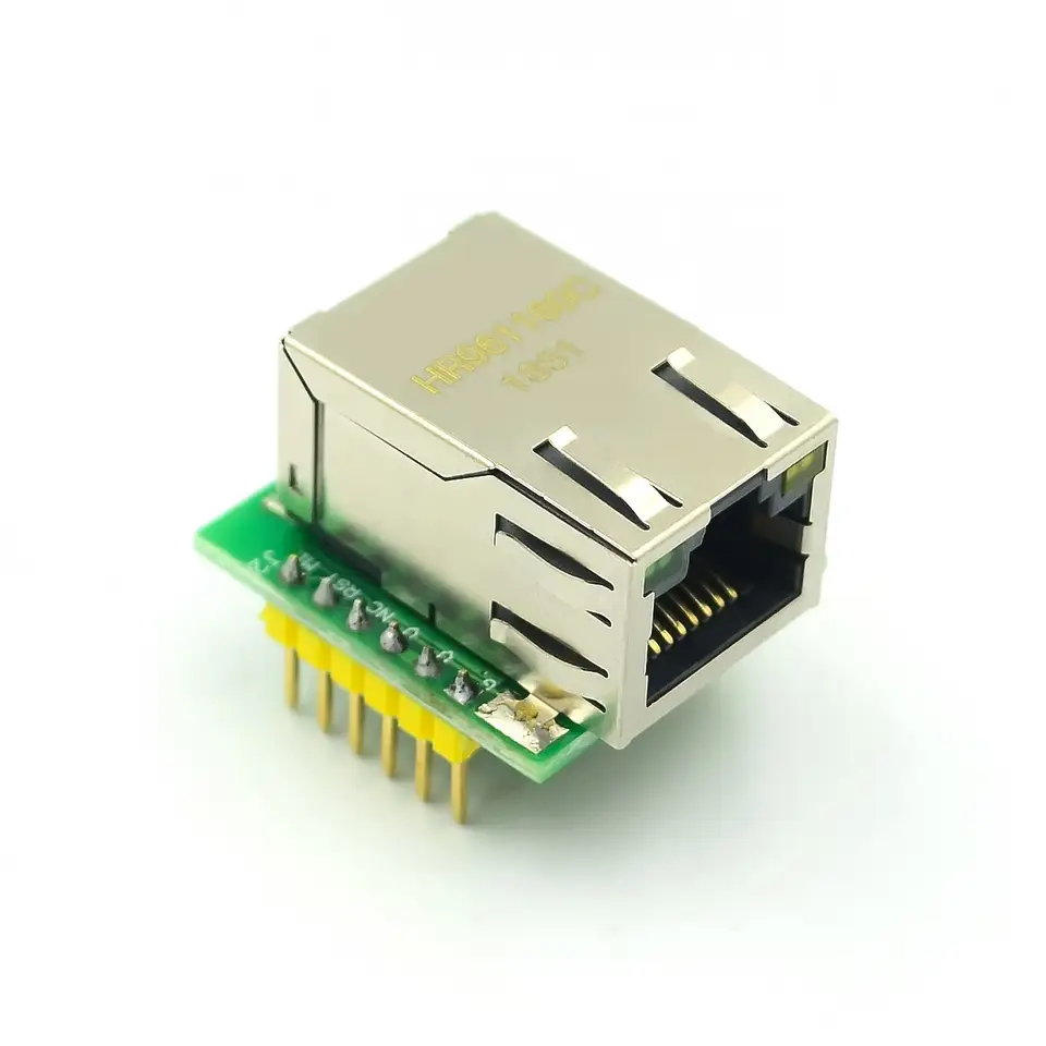 USR-ES1 W5500 Ethernet Network Module Hardware SPI to LAN/ Ethernet TCP/ IP 51/ STM32 Microcontroller Program Over W5100 image 2