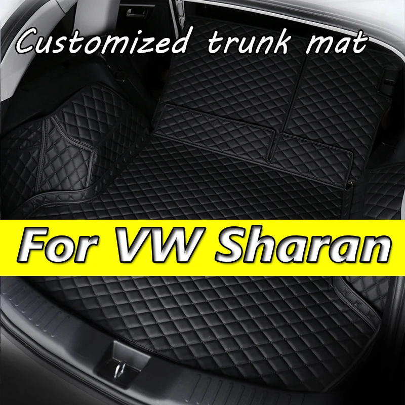 

Car trunk mat for Volkswagen Sharan Seven seats 2012 2013 2014 2015 2016 2017-2019 cargo liner carpet interior accessories cover