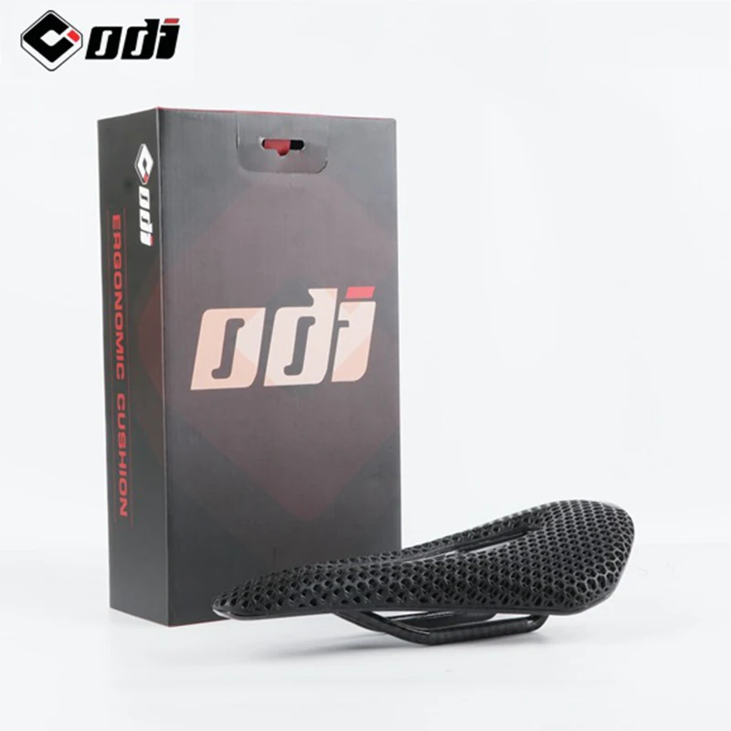 Odi-3Dプリントの自転車サドル,カーボンファイバー製,クッション