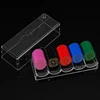 1Pc Acrylic Poker Chip Box Exquisite Transparent Storage Container With Lid Coin Collection Box For Mahjong Chess Room 1