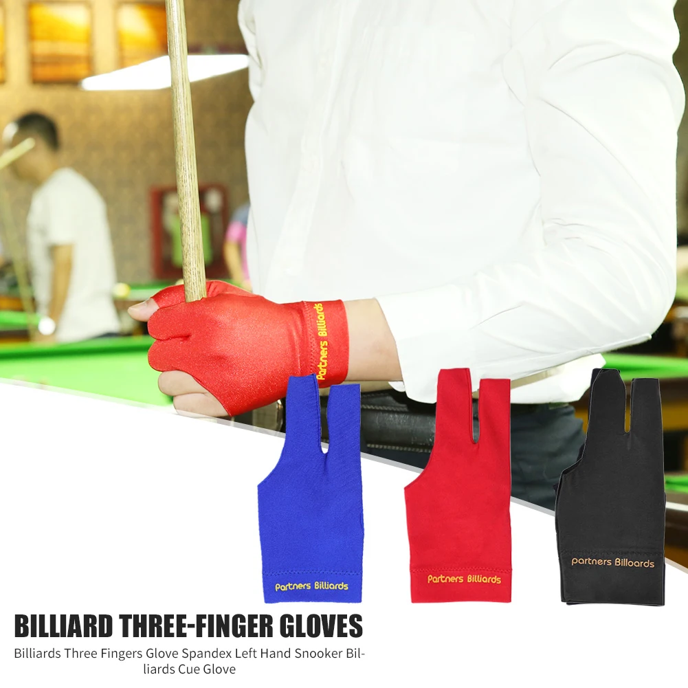 Description Picture 6 of itemSnooker Billiard Glove Three Fingers Men Women Gloves Spandex Snooker Billiards Mittens Non-Slip Elasticity Billiard Accessories