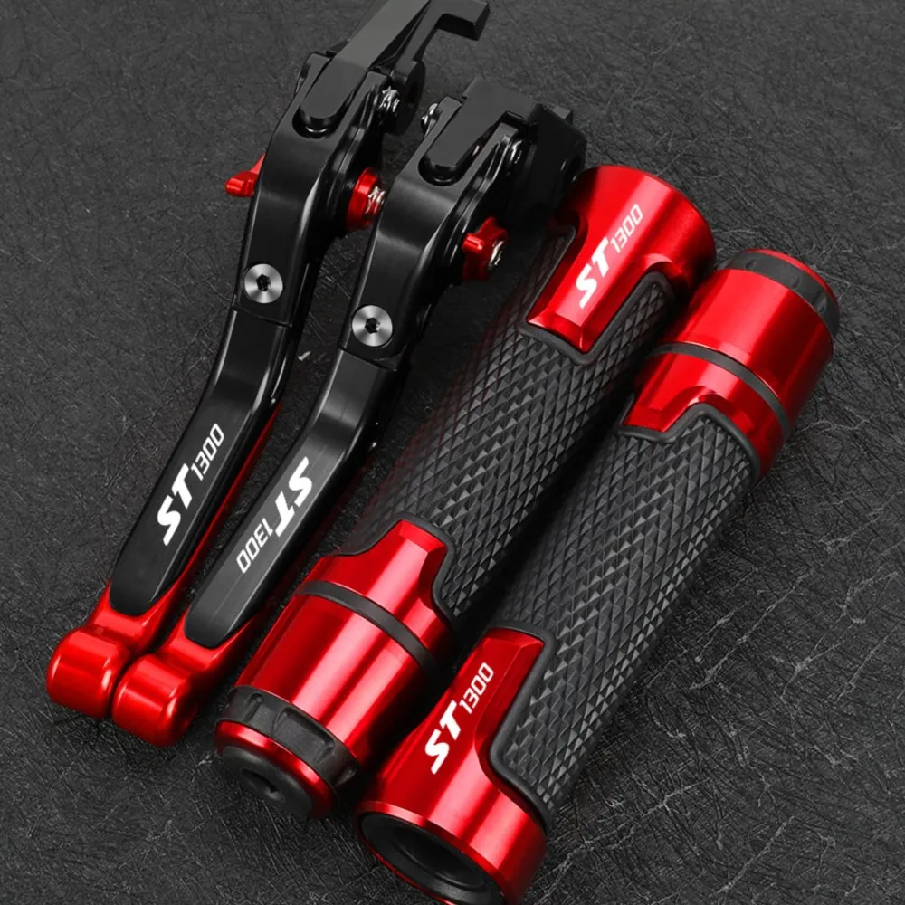 

Motorcycle Accessories FOR HONDA ST1300 ST1300A 2003-2007 2006 Folding Brake Clutch Levers Handlebar Grip Handles bar Hand Grips