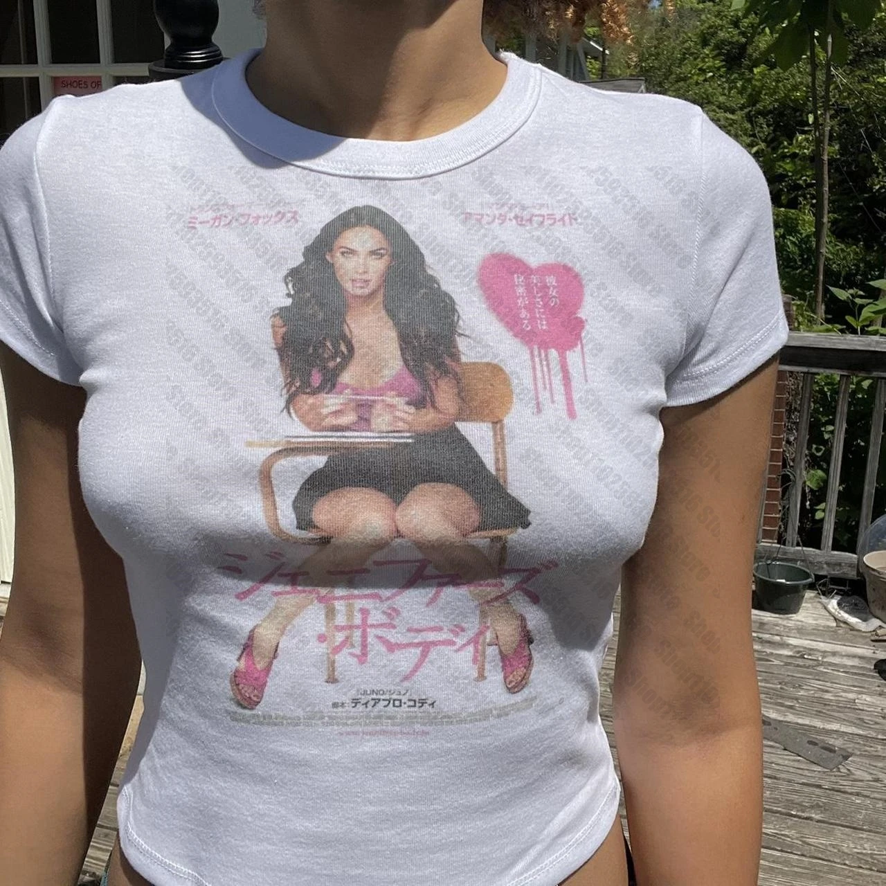 Star Girl Y2k Kitty Kawaii T Shirt for Women Graphic T Shirts Women's Cropped 90s Vintage Clothes 2000s Tops Gothic Kpop Goth 5