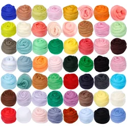 10g/20g/50g/100g Felting Wool Fibre Felt Fabric Felt Craft Toys Felting Wool Handmade Felting Craft