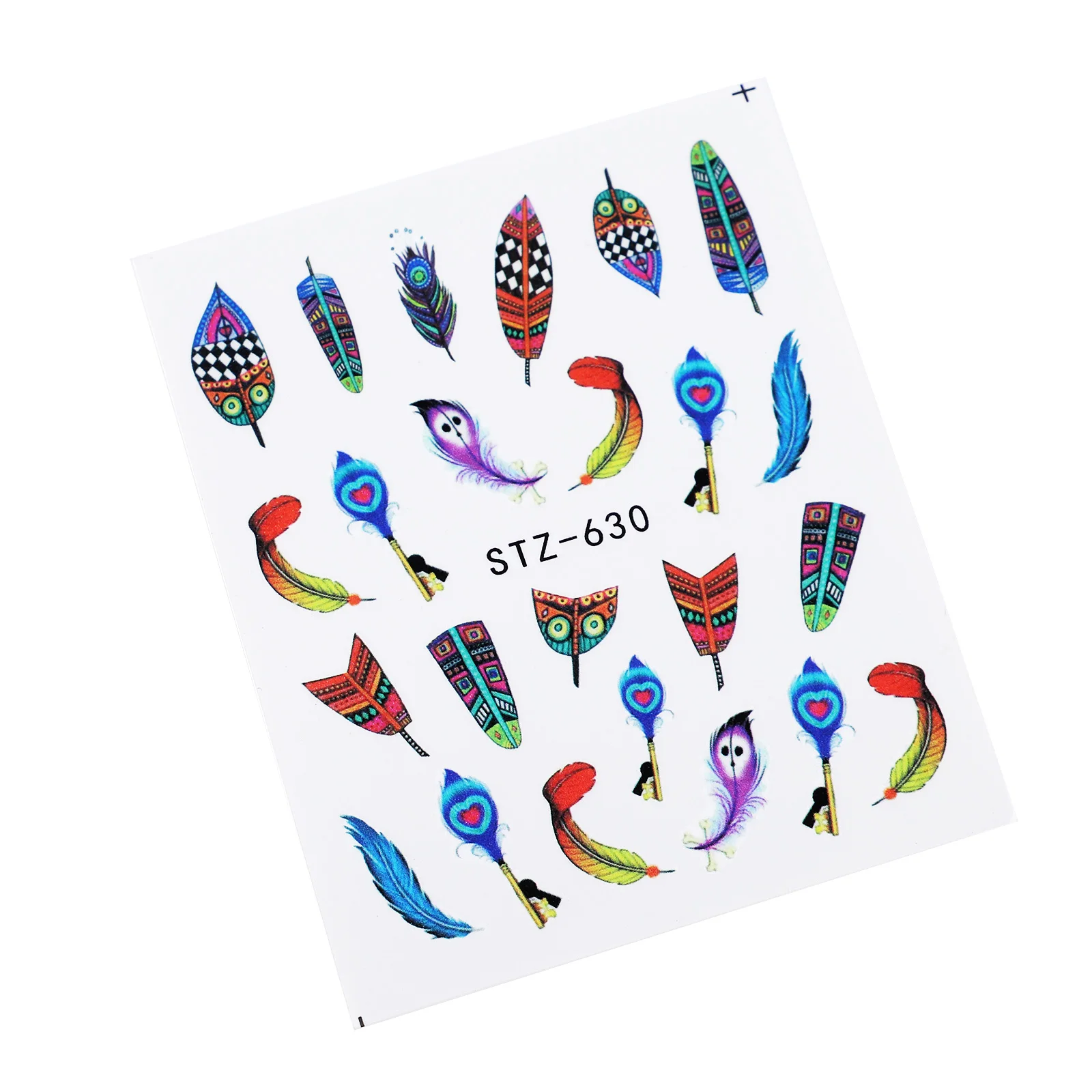 

40PCS Nail Art Stickers Manicure Decals Self Adhesive Personalized Decor