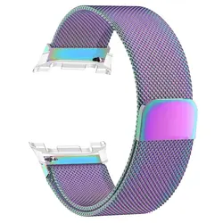 Premium Milanese Strap Watchband - Smartwatch Sport Bracelet Accessories - Watch 8 Classic (06 - Colorful)