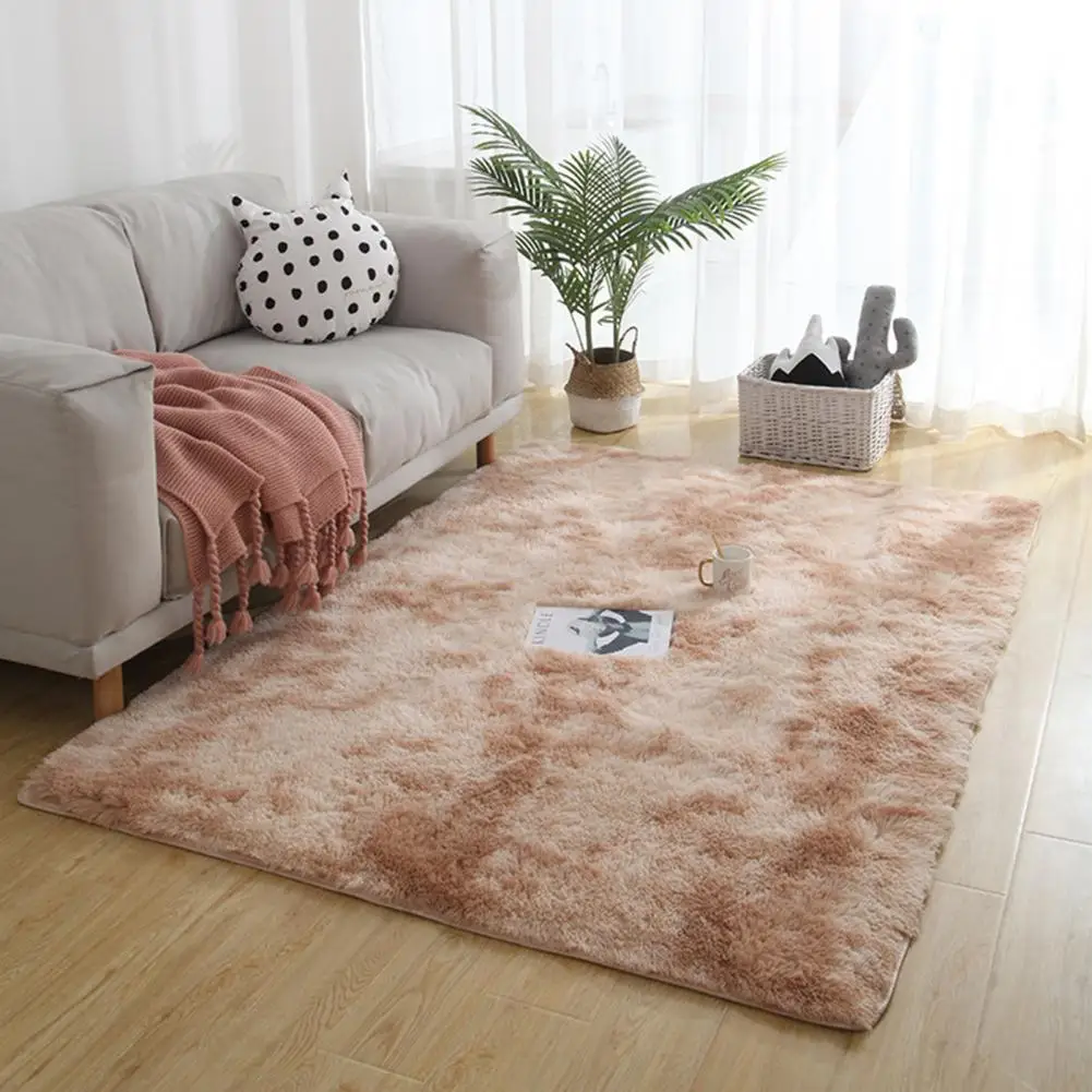 

Cozy Area Rug Soft Fluffy Tie-dye Area Rug Modern Non-slip Machine Washable Floor Carpet for Room Bedroom Kids Room Super Soft