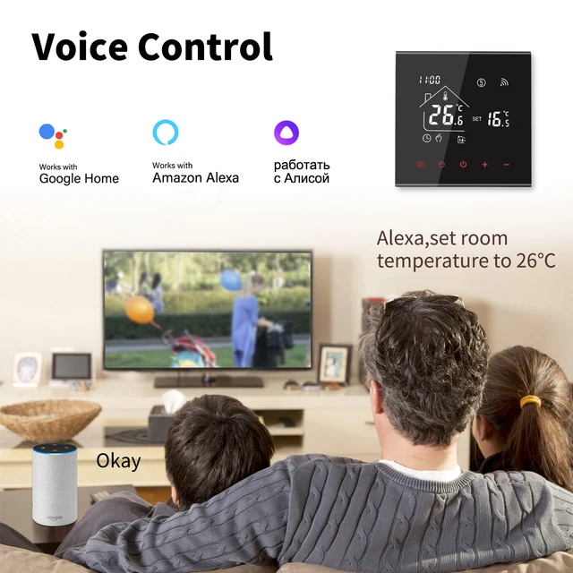 Minco Heat Wifi Tuya Smart Thermostat Warm Floor Electric Heating/ Gas  Boiler Temperature Controller Voice Control By Alice Alex - Smart Temperature  Control System - AliExpress