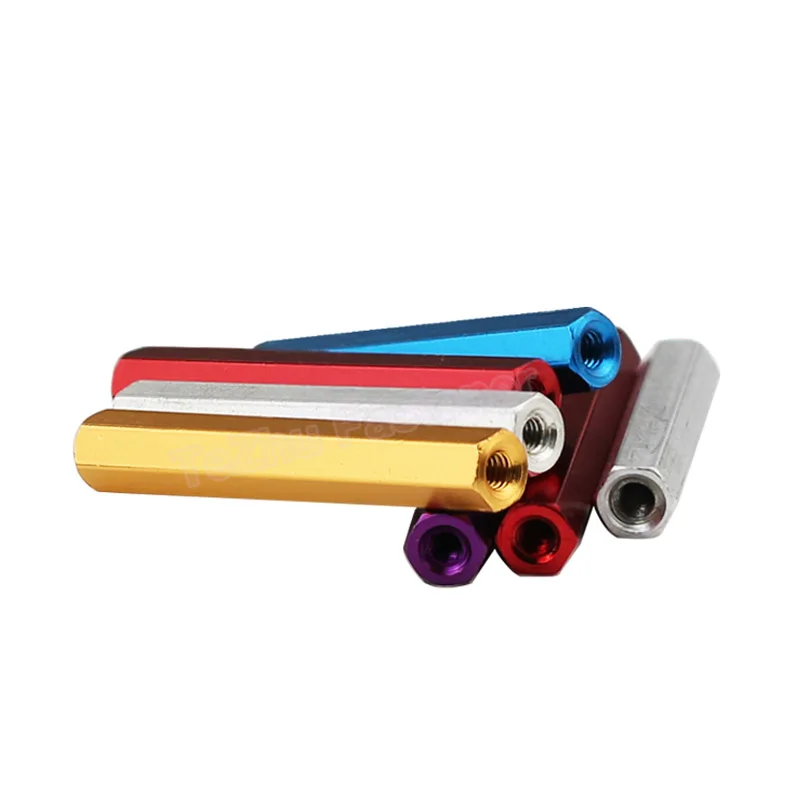 10 Pz Esagonale In Alluminio Standoff M3 Ve Perno Filettatura Esagonale PCB Scheda Madre Distanziatore Bordo Dado Femmina a Femmina Doppio Passaggio Modello RC 13 10 Pz Esagonale In Alluminio Standoff M3 Ve Perno Filettatura Esagonale PCB Scheda Madre Distanziatore Bordo Dado Femmina a Femmina Doppio Passaggio Modello RC 13
