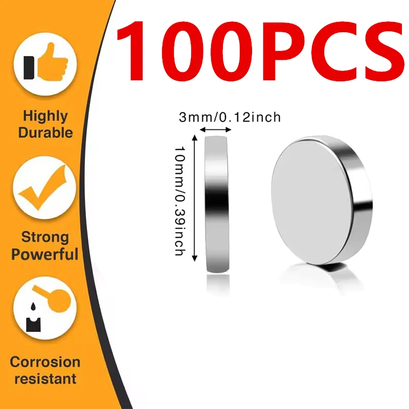 Ultra-Strong Round Magnet for Home, Office, and Craft Decor