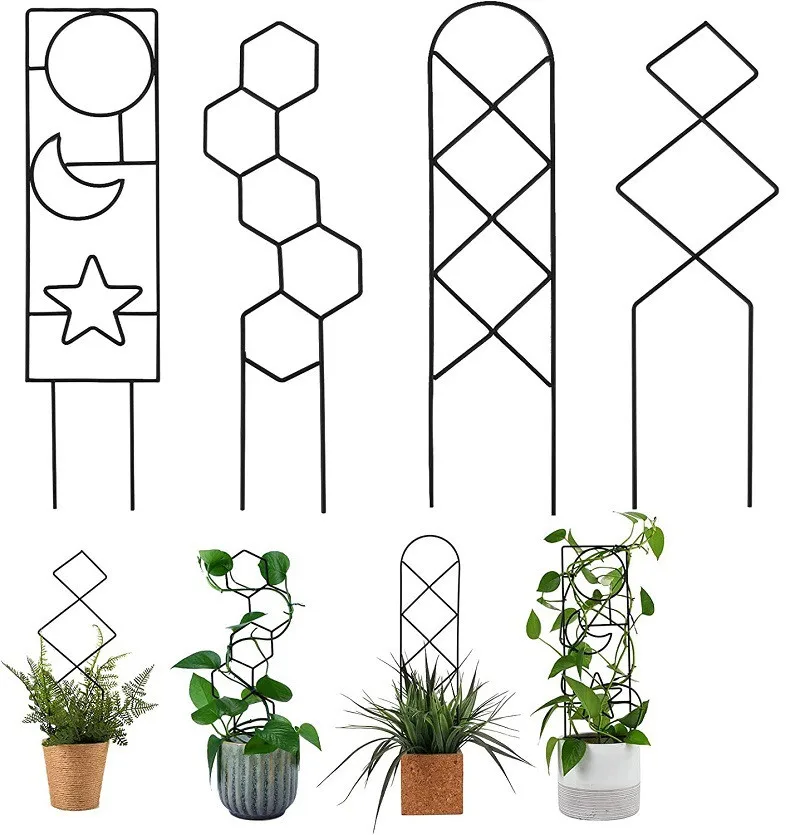 Metal Plant Climbing Frame - Iron Support Stick