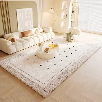Cream Floral Area Rug 1