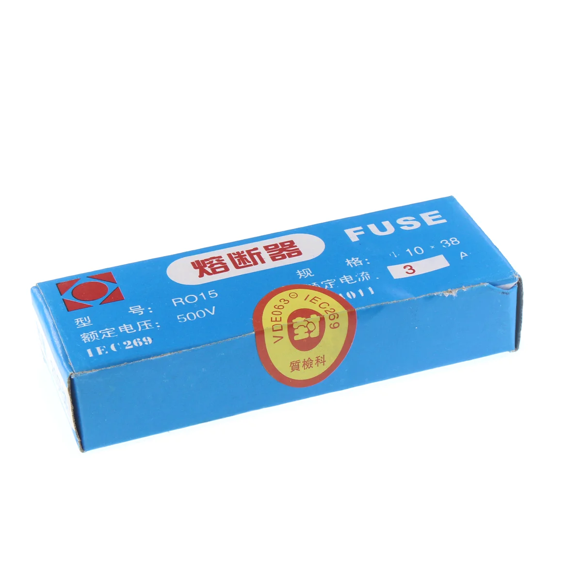 Car Fuses 10Pcs 10*38 Fast blow Ceramic Fuse 10x38mm 500V 0.5A-32A RO15 RT18 RT14