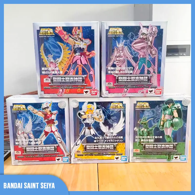 

[In Stock] Original Bandai Saint Seiya Shun Seiya Hyoga Phoenix Ikki Dragon Shiryu Early Anime Action Figure Model Toys Gift
