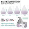 Inner Cover No Filler Bag Inner Liner Lazy Sofa Inner Liner Bean Bag Insert Replacement Cover Inner Liner for Bean Bag 2